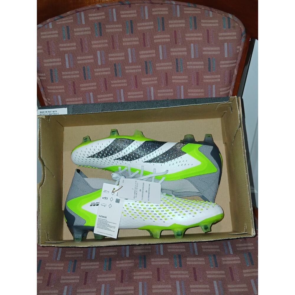 New Men's 7 Women's 8 Adidas Predator Accuracy .1 Firm Ground Soccer Cleat - Picture 6 of 11